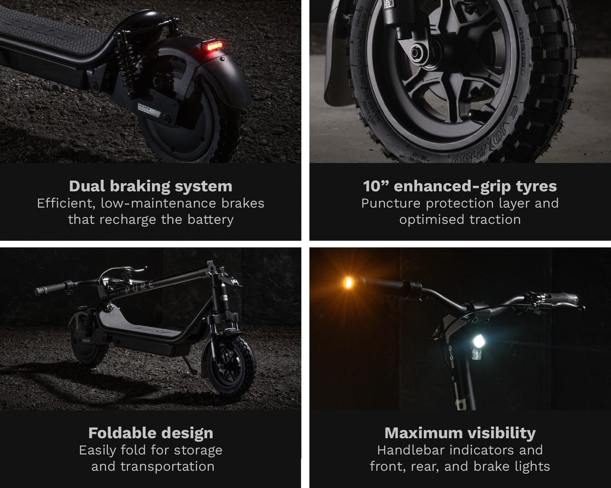 Pure Electric Scooter Air⁵ Ultra Suspension