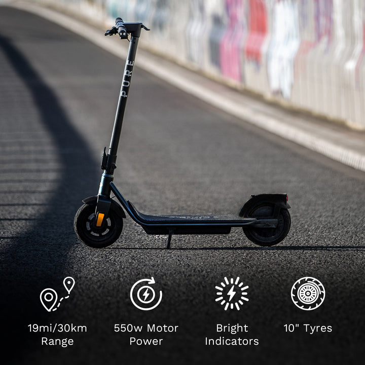 Pure Scooter Matte Black Air³